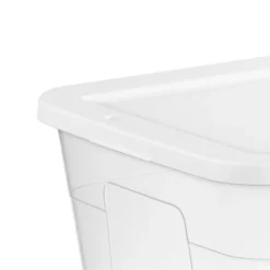 56qt Clear Non-Latching Storage Box With White Lid - Brightroom™ 16 56qt Clear Non-Latching Storage Box With White Lid - Brightroom™ -Home Comfort Store GUEST f7f3cdc5 96e4 4e69 adb0 5b41364d564f