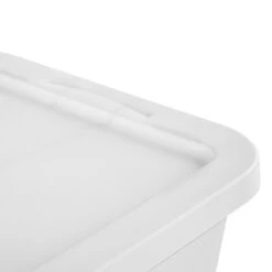 16qt Clear Storage Box With Lid White - Brightroom™ 18 16qt Clear Storage Box With Lid White - Brightroom™ -Home Comfort Store GUEST f89d1403 4dbd 4064 8c6e 39217eec43ea